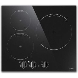 Plaque induction, Plaque à Induction 3 Feux , Plaque de cuisson 6000W, L59 x P52cm, 9 Niveaux de