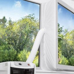 300cm Kit Calfeutrage Climatiseur Fenêtre Joint de fenêtre climatiseur Tissu de Calfeutrage de