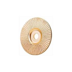 Meule Angle en bois pour Meuleuses - Ponçage outil Rotatif pour Sculpter Disque Abrasif(1pcs)