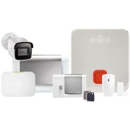 Pack alarme connectée Diagral précision sirène et caméra extérieure - DIAG14CSF