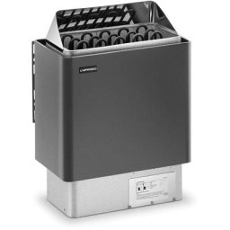 Poêle Électrique Sauna Radiateur Bain Finnois Air Sec Cabine 8 à 12m3 8kW 400V - Gris, Argent
