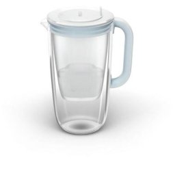 Brita - Carafe filtrante en Verre bleu 1 filtre a eau maxtra pro aio