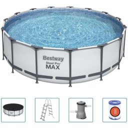 Bestway - Ensemble de piscine Steel Pro max Rond 457x122 cm