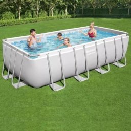 Bestway - Piscine tubulaire 4.88 x 2.44 x 1.22 m filtre à cartouche