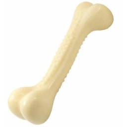 Ferribiella - Os 20 cm: Jeu d'os en nylon résistant pour chiens de différentes tailles