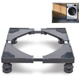 Aufun - Base de piédestal pour machine à laver pour réfrigérateur, 4 pieds stables pour