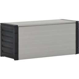Maisonchic - Armoire à déchets de jardin | Armoire de rangement Gris 85x34x40 cm 10035 - Gris