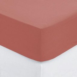 Atmosphera - Drap Housse B30 160x200cm 2 places rose blush créateur d'intérieur - Blush