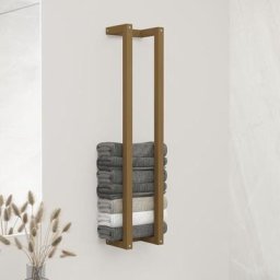 Elegant-Stil Porte-serviette Marron miel 23x18x110 cm Bois de pin massif,Montage facile,2,1 Kg