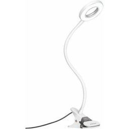 Lampe de Bureau à Pince 5W Lampe-Clip de Lecture Table Lit à led avec l'Adapteur Luminosité Réglage