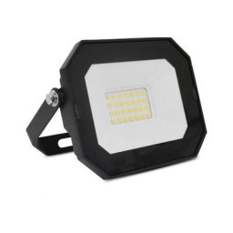 Miidex Lighting - Projecteur led Extérieur lumos slim - 20W sans câble blanc-neutre-4000k - noir