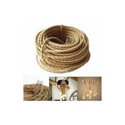 Led Lighting 10m Fil lectrique Corde, 2 Curs Linge de Cable d'clairage de Corde Vintage Fil de