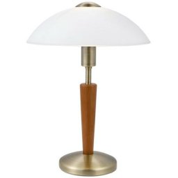 Eglo - Lampe de table solo 1 brüniert, Nuss, E14 max. 1X60W