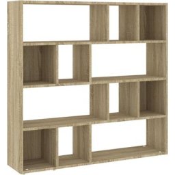 Tagère de Rangement Bibliothèque, Montage facile, Chêne Sonoma 105x24x102 cm OIB7737E - Brun