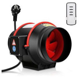 Ventilateur de conduit 100 mm ventilateur de salle de bain avec télécommande ventilateur