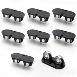 8 Pcs Petites Roulettes De Meubles, Mini Roulettes En Plastique, Roulette Petite Boîte à Glissière