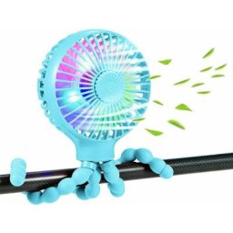 Ventilateur de Poussette Ventilateur de Bureau Ventilateur Portable usb Clip Ventilateur 360°