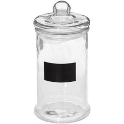Bonbonnière en verre avec ardoise 1 -6L - 5 five simply smart - Transparent