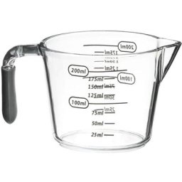 5five - Verre doseur double 200ml - 5 five simply smart - Gris