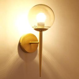 One Piece Moderne Or Verre Applique Nordique Applique Salon Chambre Chevet Applique Couloir Allée
