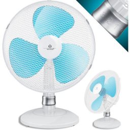 Ventilateur de table Kesser ziffern 40W 3 vitesses Diamètre 42cm Blanc