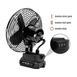 Ventilateur 6inch portable sans fil Tilswall 2 vitesses,ventilateur de bureau personnel pour