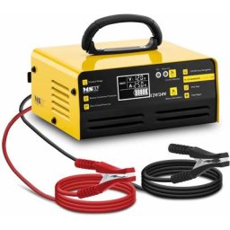 Chargeur de batterie fonction réparation pour batteries 12/24 v 60 - 320 Ah - Blanc