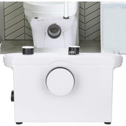 Station de relevage Eaux usées wc 600W Broyeur sanitaire Eaux chargées Pompage - Blanc - Randaco
