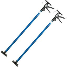Helloshop26 - 2 x etais télescopique support barre tiges traverse de plafond set 115-290 cm 30 kg