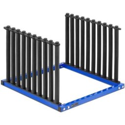 MSW - Support Pare-Brise Rack Acier Thermolaqué Matelassé 9 Pare-Brises 81x 85,5cm Or