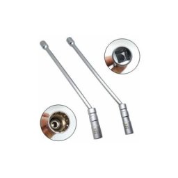 WUH - 2 Pack Spark Plug Wrench 14mm 16mm 12 Point Extended Magnetic Spark Plug Socket Universal