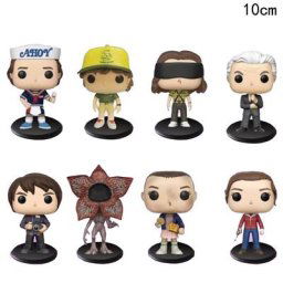 Figurines Stranger Things poupées en vinyle pour collection Eleven Rick Dustin modèle beurre