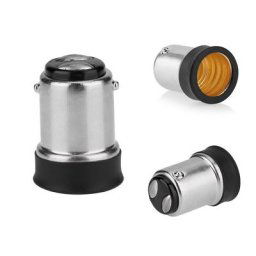 New BA15D to E14 Base LED Light Lamp Bulb Adapter Converter Screw Socket Lamp Bulb Holder Converter