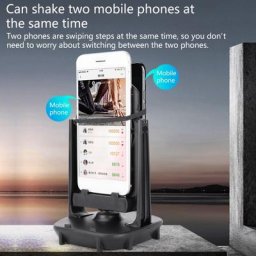 Dispositif de secouage automatique du téléphone balancement artefact d'enregistrement des pas pour
