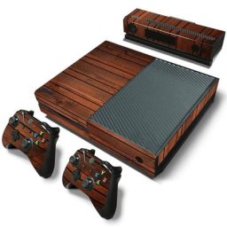 Autocollant de peau de console Xbox One 2 peaux de contrôleur Xbox One design en bois Kinprotected