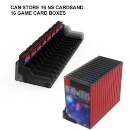 Support de stockage pour 16 disques de jeu pour cartes de jeux cartouches CD support d'affichage