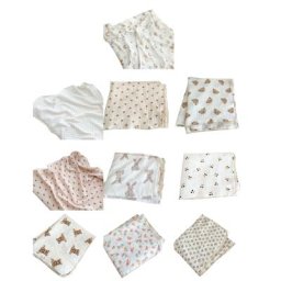 Couverture d'emmaillotage douce en mousseline pour bébé cadeau pour fille et garçon