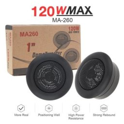 Haut-parleur en forme de dôme 1 paire universel haute efficacité 2x120W puissance Audio