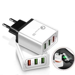 Adaptateur d'Alimentation Universel pour Téléphone Portable Pipeline 1-3 Ports USB Chargeur de