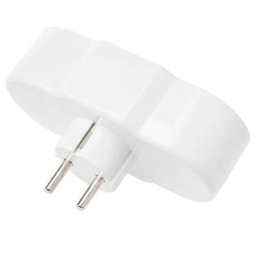 Adaptateur de distribution d'alimentation à prise multiple contact de protection triple prise de