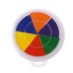 Tampon Encreur 6 Couleurs pour Peinture au Doigt Artisanat Fabrication de Cartes Grand et Rond