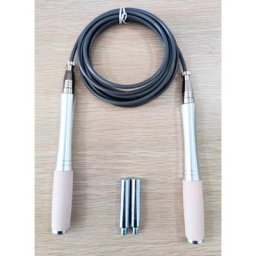 Cordon en acier lourd avec poignée en aluminium double roulement corde à sauter de vitesse