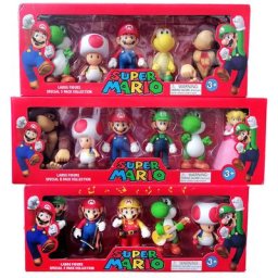 Figurines d'action Super Mario Bros pour enfants ensemble de modèles de poupées en PVC jouets