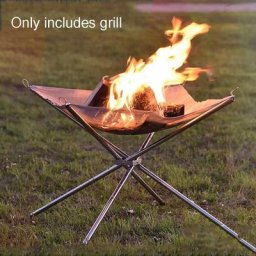Foyer à mailles en acier S6K1 support de combustion en plein air foyer de Camping pliable avec