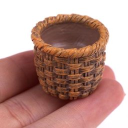 Mini panier de rangement pour aliments et légumes cadre en fer tissé à la main décoration
