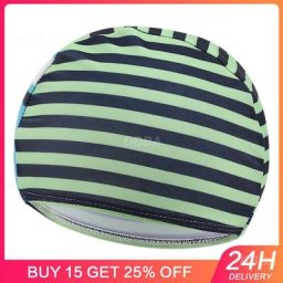 Bonnet de natation élastique pour hommes et femmes taille libre cheveux longs imperméable