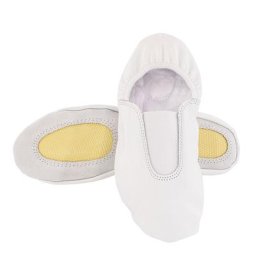 Chaussons de gymnastique pour adultes et enfants, blanc