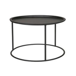 Woood - Table basse plateau amovible métal l - Ivar - Couleur - Noir