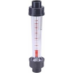 100-1000L / H Débitmètre Coudé Tube en Plastique Rotamètre d'Eau Instantané LZS-15 Débitmètre