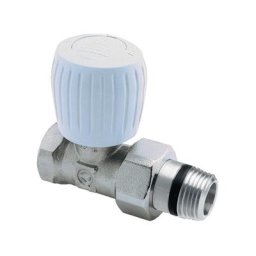 Robinet de radiateur droit réglage simple filetage 1/2 - ORKLI